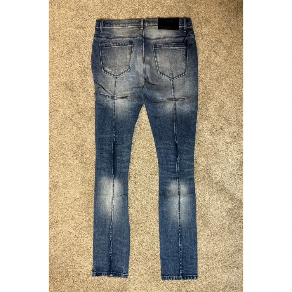 RTA Clayton Distressed Skinny Jeans Size 29